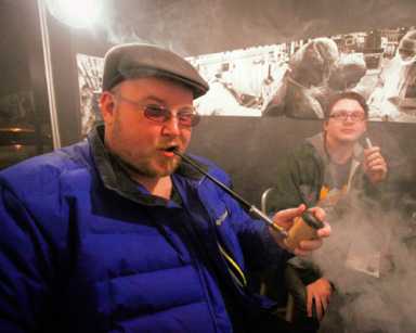 Cue the fog machine! Brooklyn gets futuristic nicotine shop