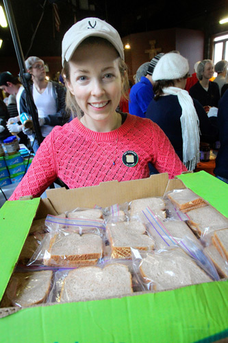 Helping the hungry one sandwich at a time