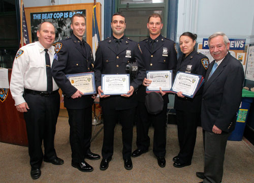 Standing O is handing out big shout-outs to courageous cops at the 62nd Precinct