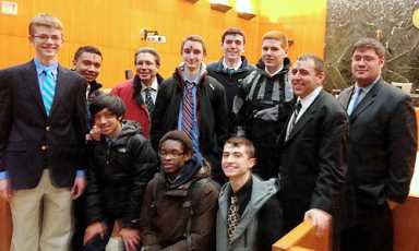 Xaverian ‘mock trial’ victorious in court contest