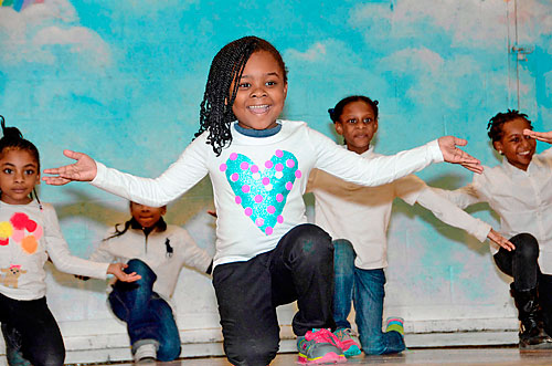 Little dancers and artists show their skills