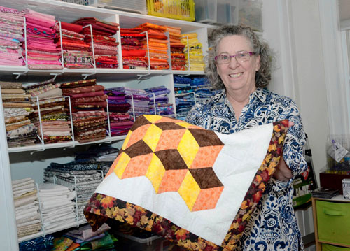 Sew happy together: Brooklyn quilters stitch Downtown show together