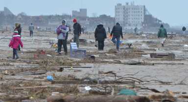 Homes under water