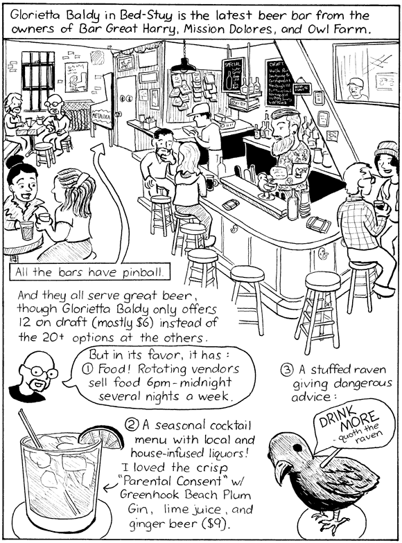 Bartoonist is raven about this beer bar