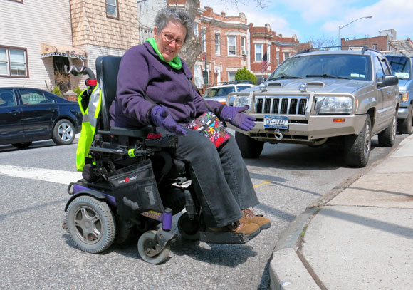 Curb appeal: Disabled woman says faulty sidewak ramps unsafe