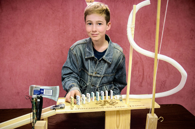 See the hard way! Kids at experimental school make wacky contraptions