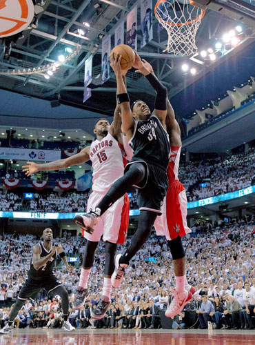 Nets show Toronto what dinosaurs can do