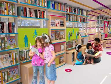 Book-mobile to push prose to poor kids