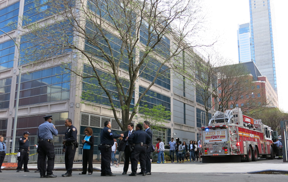 Bang-k call! Bomb threat empties Downtown high school
