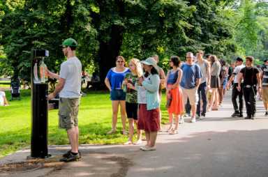 Fill’er up! New fountains in Prospect Park let water-lovers top-off bottles