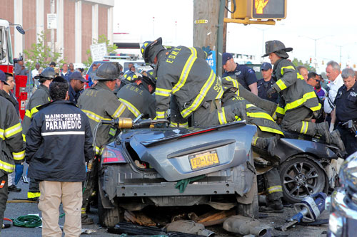 Fatal crash on Flatbush Avenue