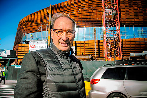 Box fort: Atlantic Yards tower gets first building blocks