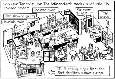 Bartoonist finds a mountain hideaway