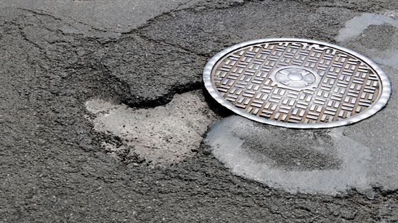 On a roll! Repaving on the way to 86th Street in Dyker