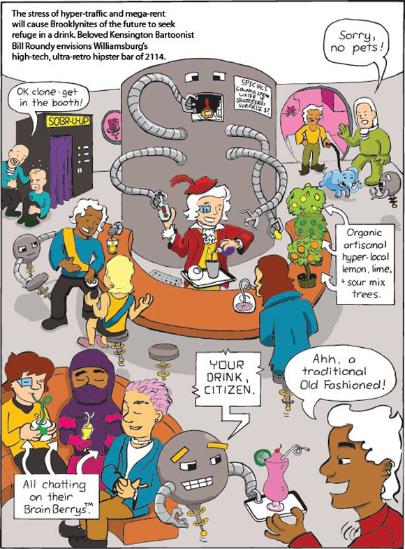 Bartoonist takes us bar to the future