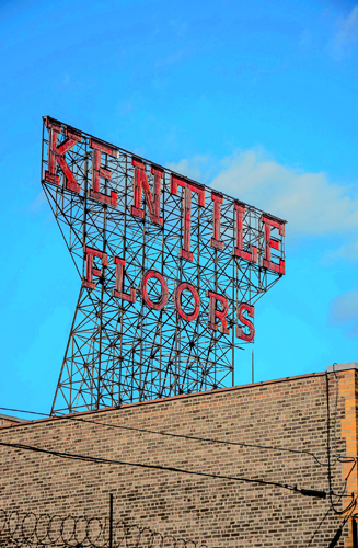 Endangered signage! Kentile Floors sign could disappear