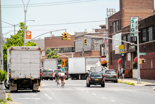 Heavy pedal! Bike lane eyed for industrial Metropolitan Avenue