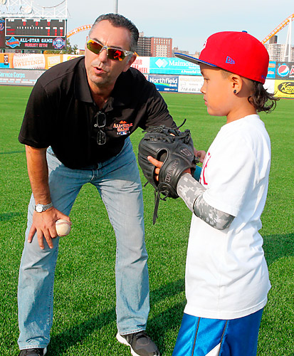 Coaching from the mound
