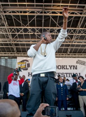 Rhyme time! Jay Z makes surprise showing amid B’klyn rap round-robin
