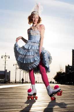 Disco in-fern-o! Roller-dance party glides into Prospect Park