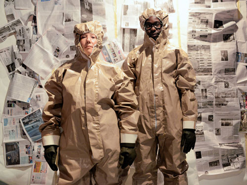 Full house! Crown Heights art installation is inspired by hoarders