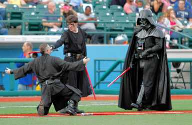 The umpire strikes back: Cyclones hold second ‘Star Wars’ Night
