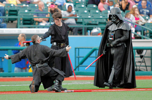 The umpire strikes back: Cyclones hold second ‘Star Wars’ Night