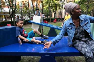Office play-space: All-ages playground-art comes to MetroTech