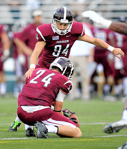 Former Xaverian kicker Marando set for big finish to Fordham career