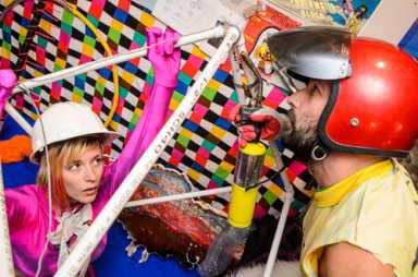 Russian revolution! Performance art inspired by cosmonaut’s orbit