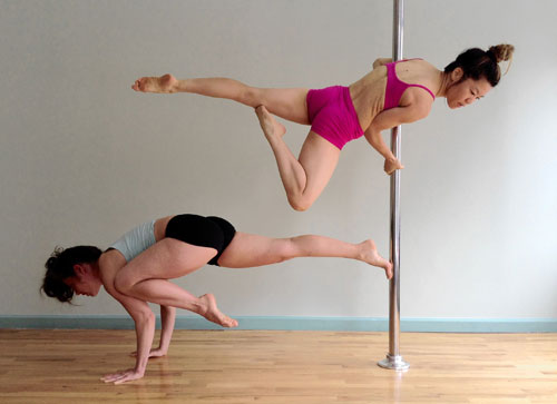 Upward dog: Yoga Pole Studio gets students above comfort zone