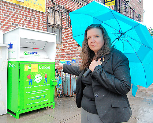 Illegal clothing collection boxes infuriate Ridgites