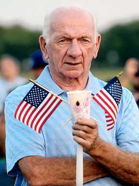 Patriotism shines