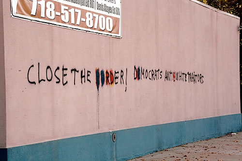 More hateful graffiti in Sheepshead Bay