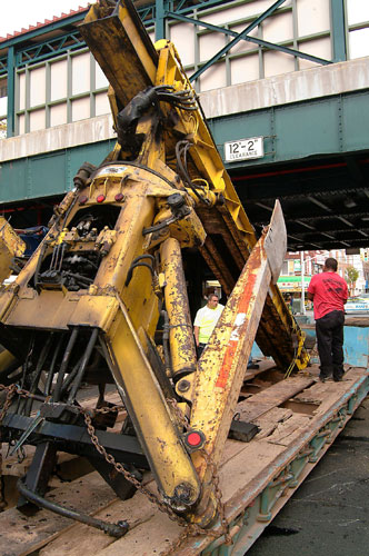 Crane crash