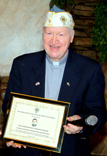 Local padre receives special recognition