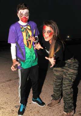 Zombies chase runners at Aviator