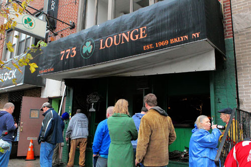 Blaze destroys Flatbush bar