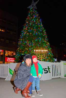 Deck the mall with lights all jolly