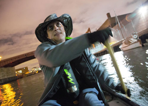 Boo in a canoe! Greenpoint sailors host haunted canoe ride