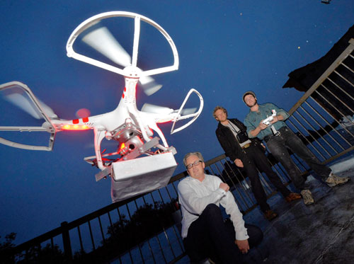 Pie in the sky: Williamsburg pizzeria delivers by drone