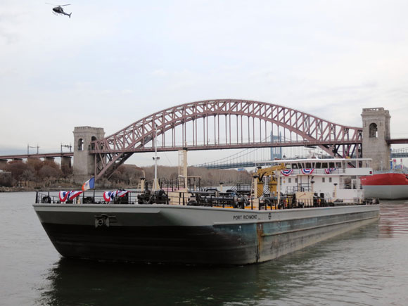 Ooze ships: Watercraft to cart sewage from Newtown Creek plant