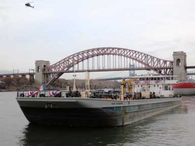 Ooze ships: Watercraft to cart sewage from Newtown Creek plant