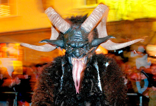 Scary Christmas! Krampus party celebrates creepy holiday legend