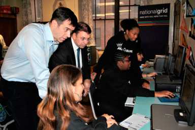 National Grid makes big-hearted donation to St. Joseph’s High School