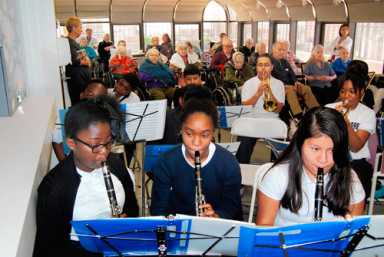 Kids give holiday concert at Shore View nursing home