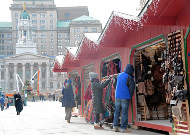 Deck the Borough Hall: Holiday market arrives Downtown
