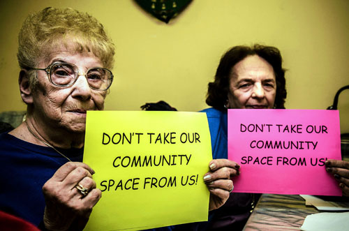 Coming out Swinging: Toddlers and oldsters rally to save Swinging Sixties community center