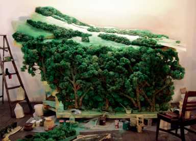 Twisted vista: Artist builds warped sculpture of view from his apartment