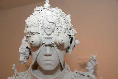 Park Sloper makes sci-fi sculptures from old toys